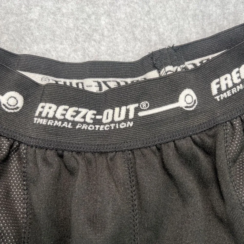 Freeze Out Thermal Protection Fleece Lined Long John Black M Stirrups Base Layer